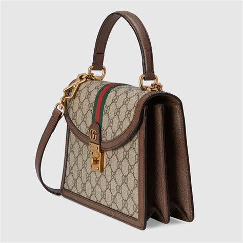 gucci gg supreme small top-handle bag|gucci ophidia gg mini bag.